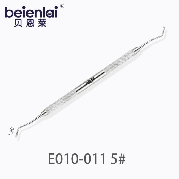 Benlai Dental Excavator E010-011 SXS 5#, Double End, φ6.5 Solid Round Handle
